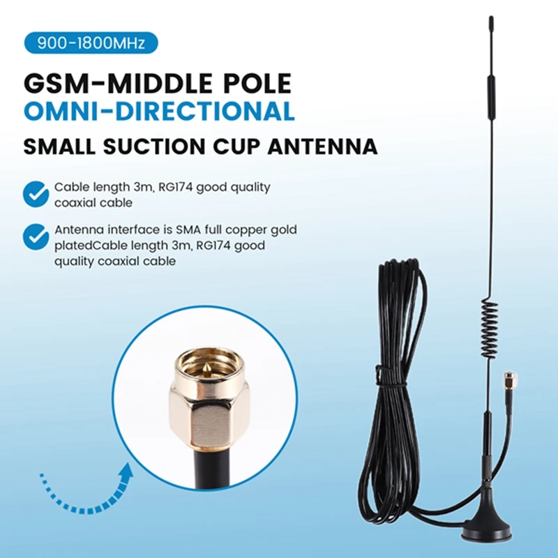 5Dbi-1090Mhz-Antenna-ADS-B-Modem-Router-SMA-Male-MCX-Male-For-Flightaware