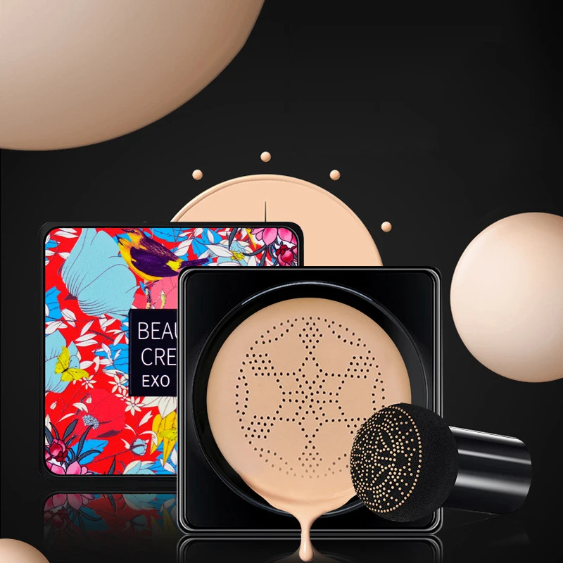 

Mushroom Head Air Cushion Creative CC Cream Moisturizing Foundation Breathable Natural Whitening Makeup BB Cream Cosmetics