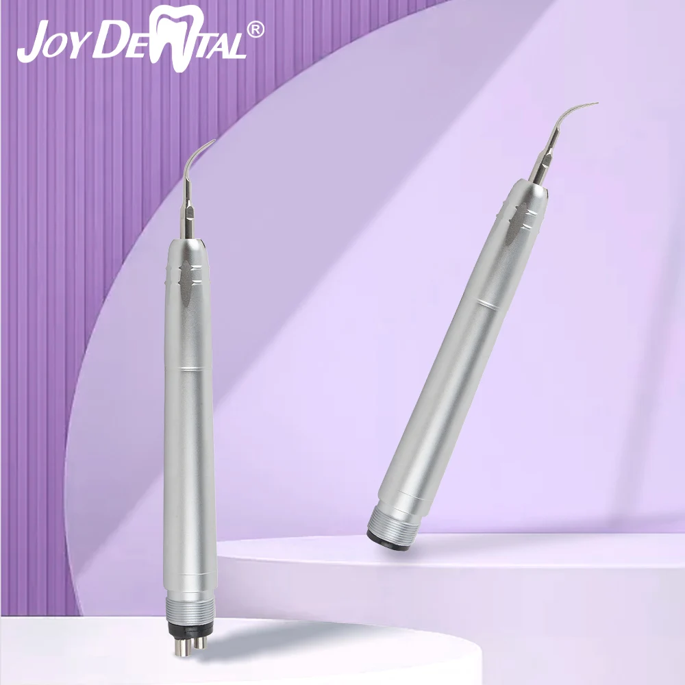 JOY DENTAL Air Scaler Handpiece High Frequency Pneumatic with 3 Tips 135℃ Autoclavable 2 Types Optional |