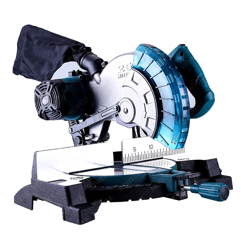 NEWEEK manual 12 inch dual bevel aluminium sliding miter saw machine