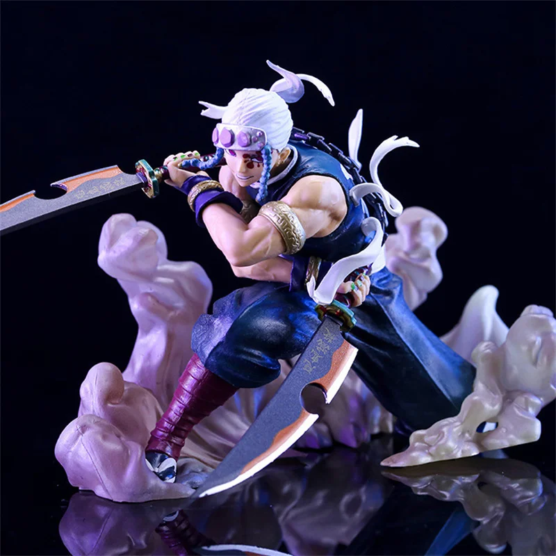 

Figuras Anime Demon Slayer Battle Tone Column Yu Marrow Tianyuan The Knife Map Vfx Animation Rim Model Ornament Craft Toys Manga