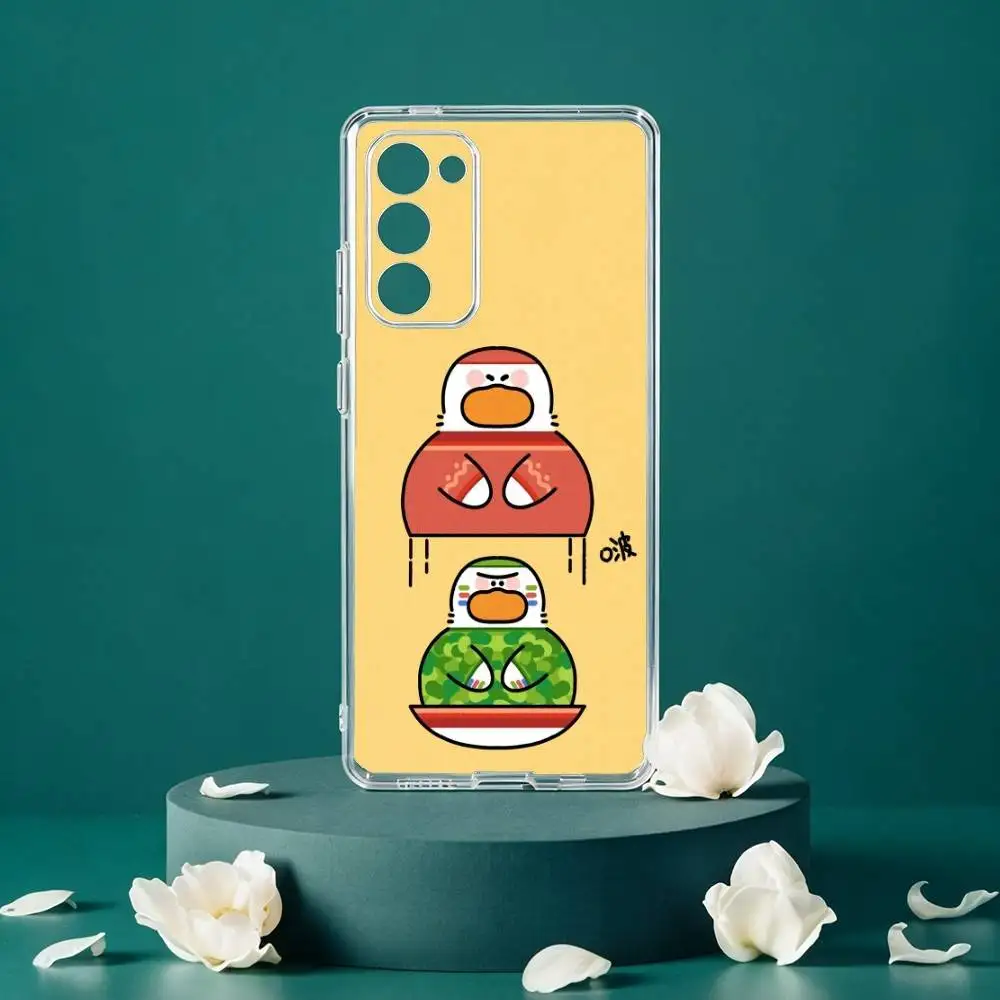 Фото Чехол для телефона с русскими матрёшками для Samsung Galaxy S24 S25 S23 S22 S21 Plus S24 S25, прозрачный чехол. №4