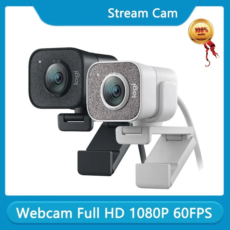 

New. StreamCam Webcam Professional USB Full HD 1080P / 60fps Autofocus Built-in Microphone Web Camera