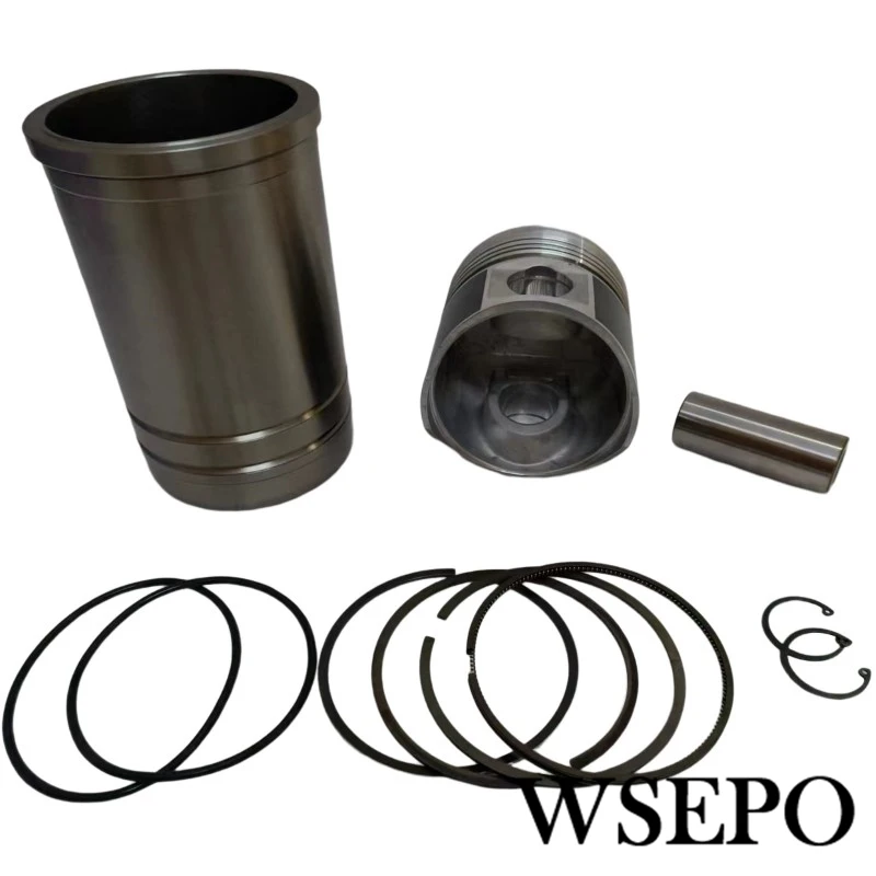 

Комплект втулок цилиндра + поршневой комплект (06 шт. в комплекте) для Laidong LD KM173 KM186 4-тактный одиночный цилиндр. Небольшой дизельный двигатель с водяным охлаждением