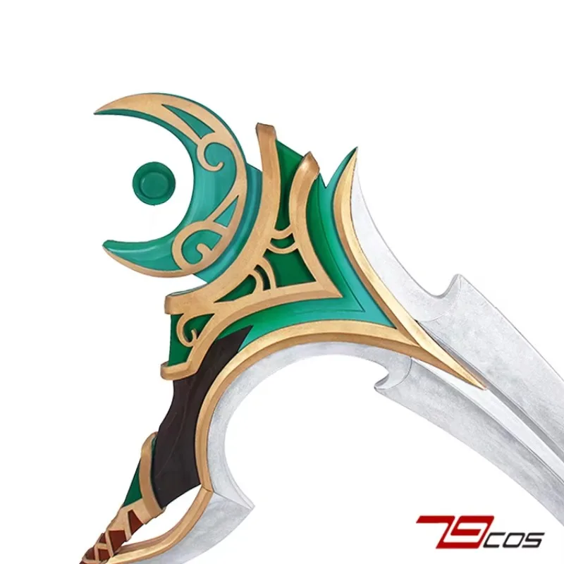 Фото Реквизит для косплея Elune Scythe, аксессуары для карнавальных костюмов на Хэллоуин и Рождество №2