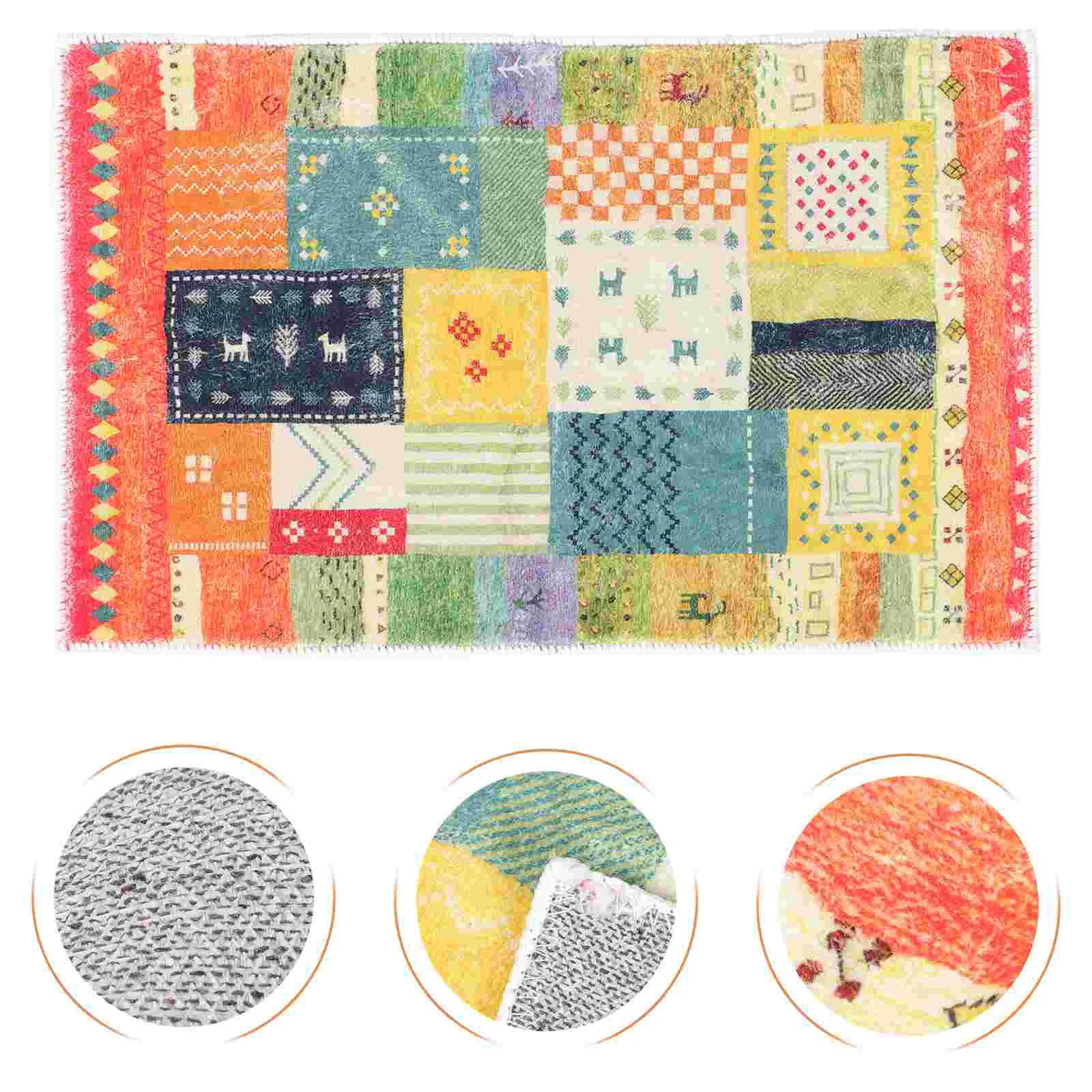 

Rug Mat Floor Area Carpet Rugs Door Bathroom Traditional Distressed Shower Bath Bedroom Quick Dry Runner Mats Doormat Inside