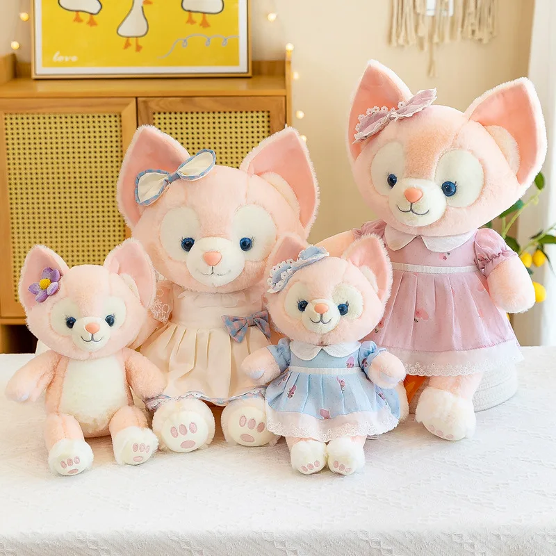 

2022 New 55cm Disney Fox Toy Kawaii Linabell Plush Toys Cartoon Dolls Duffy And His Friends Pillow Decoration Cushion Xmas Gift