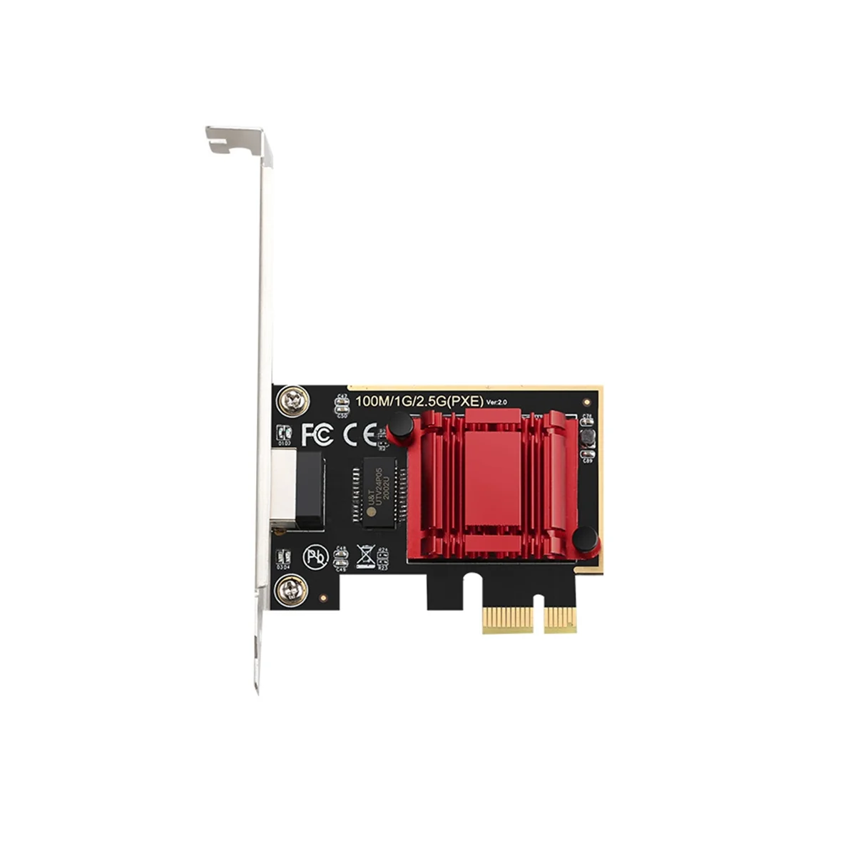 

Сетевая карта 2,5G PCI-E RTL8125B, чип Gigabit Ethernet PCIE, сетевая карта 10/100 Мбит/с, 1 Гбит/с/2500 Гбит/с, RJ45 LAN