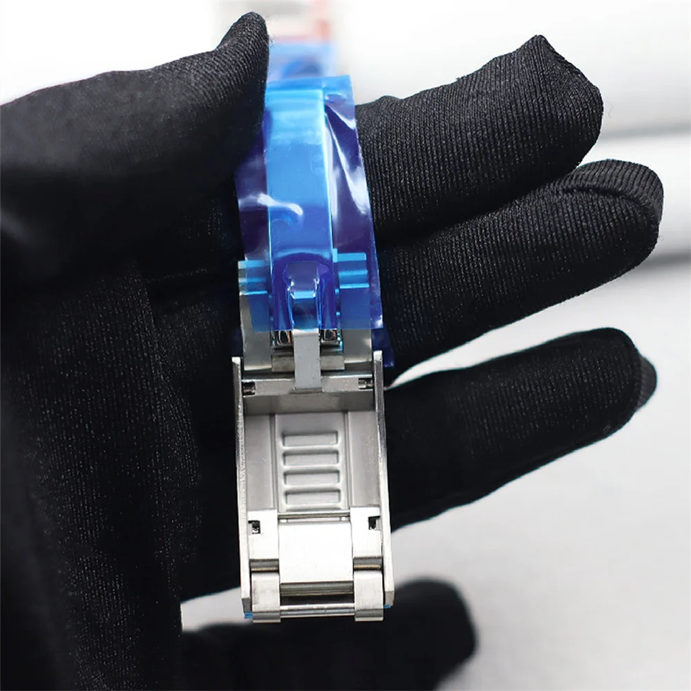 41mm Multi-functional Chronograph Case Diving Waterproof Watch Case 316L Steel Case Strap Accessories for VK63 Movement