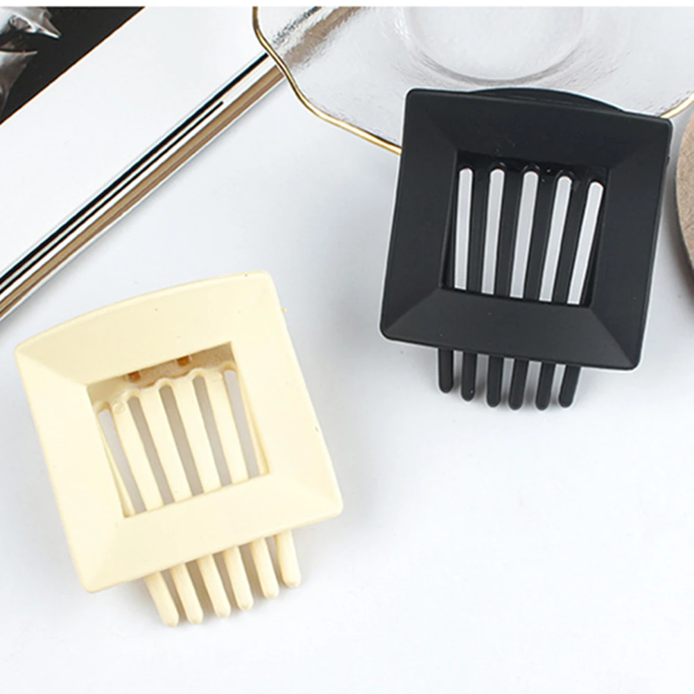 

Korean Frosted Square Hair Clips For Women Girl Hair Accesories Fashion Solid Color Acrylic Hairpins Girl Non-slip Side Barrette