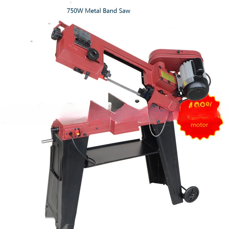 

GFW5012 Multifunctional Vertical Metal/Wooden Blade Saw 750W Woodworking Electric Cutting Machine Tool Band Saw Machine
