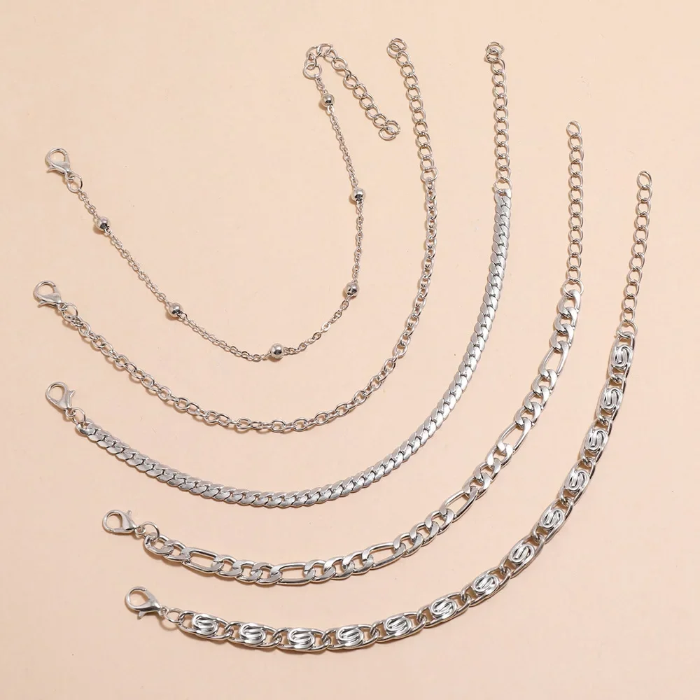 Модная Минималистичная персонализированная цепочка Wanzi стиль панк ретро змеиная