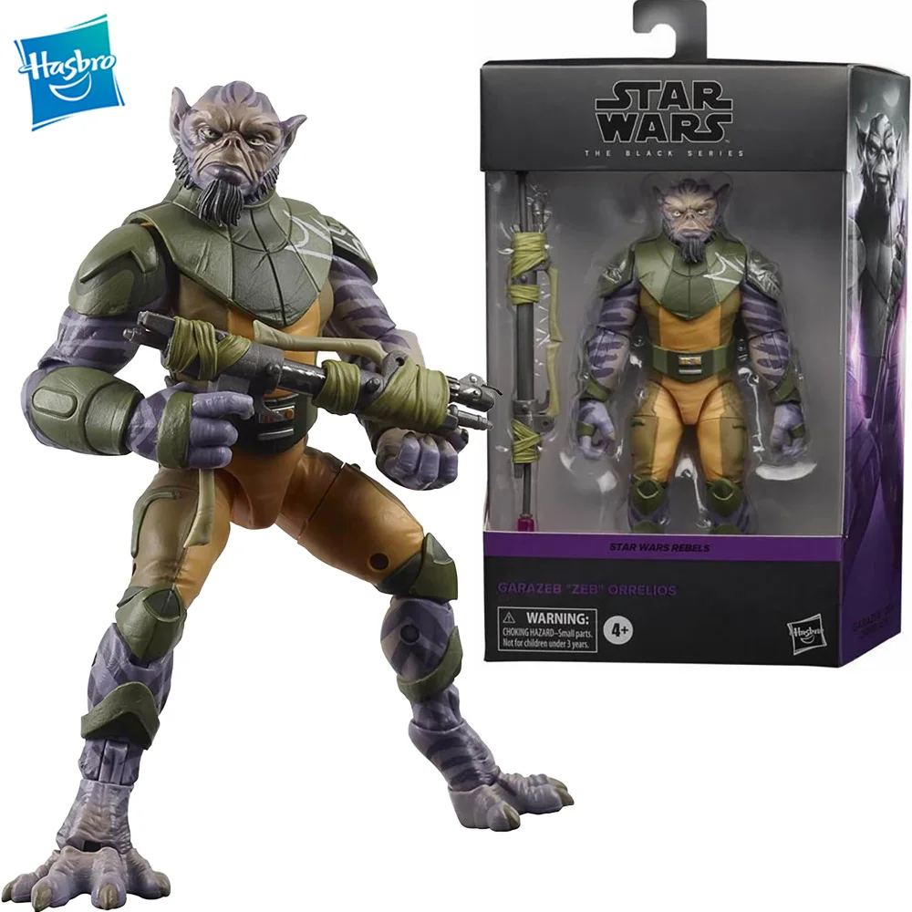 

Original Hasbro Star Wars Garazeb Zeb Orrelios The Black Series Collectible Model Action Figure 6-Inch E5213