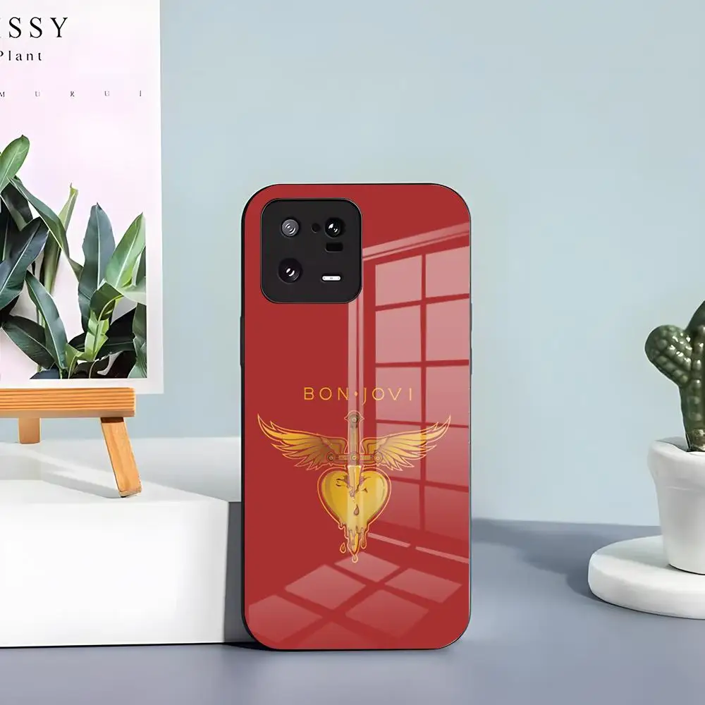 Фото Чехол для телефона Band B-Bon J-Jovi для Xiaomi 11, 12, 13, 14, 15, 11i 11T 12X 14T Pro, стеклянные чехлы Ultra Lite №5