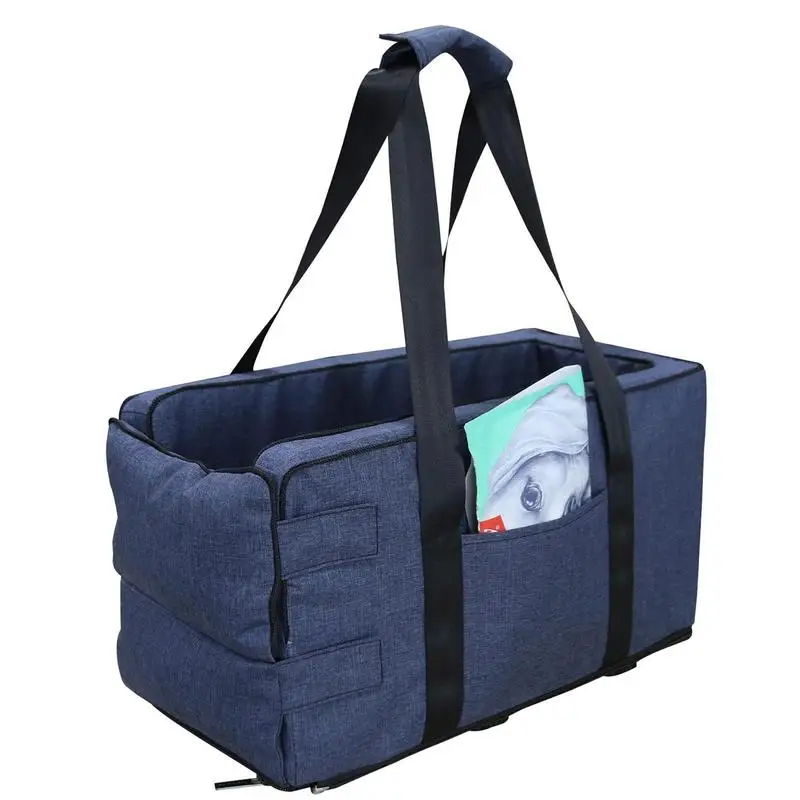 

Автомобильное сиденье для питомцев, переноска для щенков на подлокотнике автомобиля, мягкая моющаяся, для путешествий