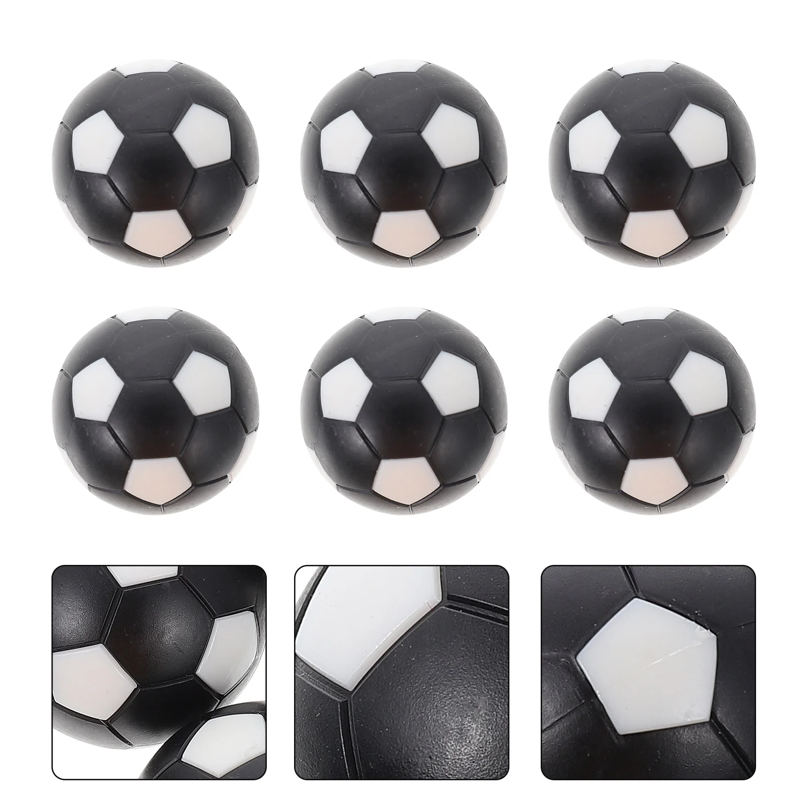 

10Pcs Footballs Soccer Game Balls Table Soccers Game Footballs for Home Gift Play Party