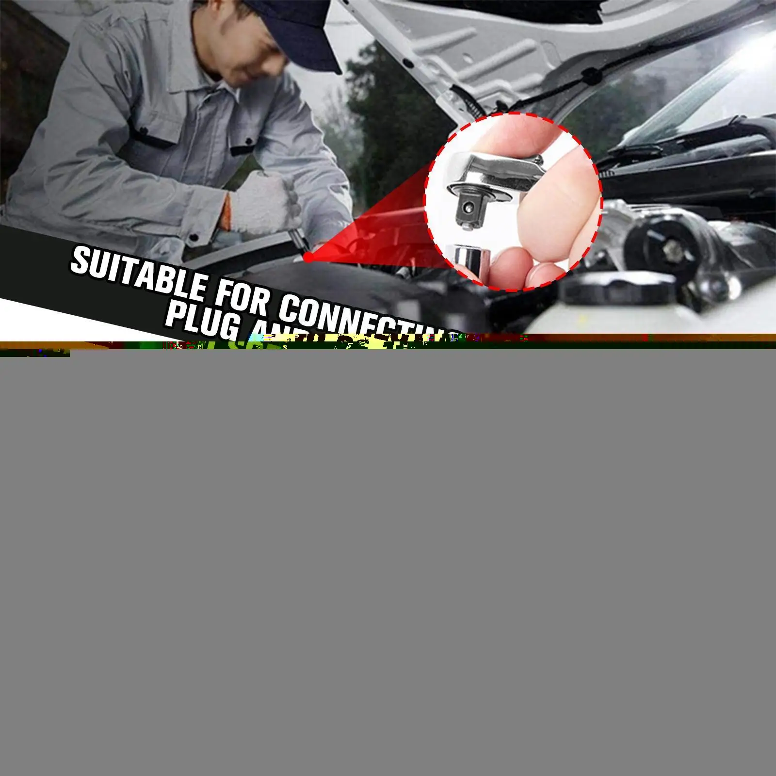 

2 in 1 Dual Head Ratchet Socket Wrench 1/4 Inch Mini Bit Two-way Handle Driver Screwdriver Hex Wrench Quick Spanner Release Z7Y6