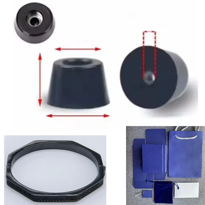 Пластиковая педаль защита пола Dextera восьмиугольный черный браслет мужские