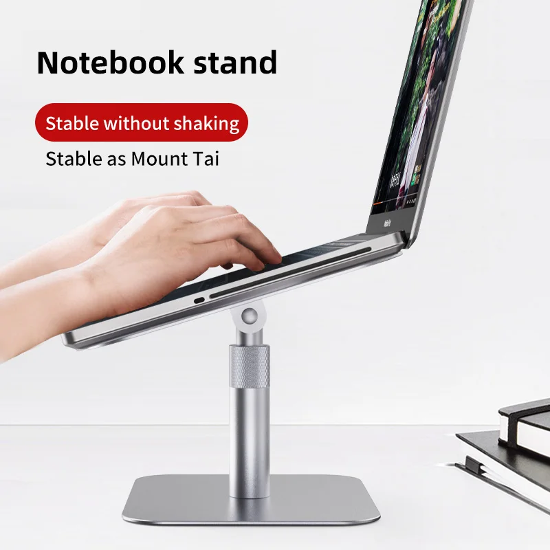 

Cooling Laptop Riser Stand Free Lifting Tilt Angle Adjustable Angle Aluminum Ergonomic Computer Notebook Tablet Holder