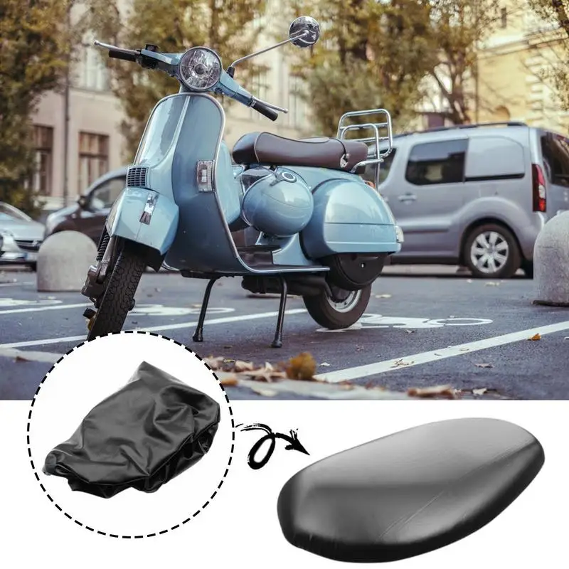 

Seat Cover Universal Motorcycle Rainproof Coated Seat Cover Stretch Fabric Dust UV Sun Sown Cushion Protector For Motorcycle