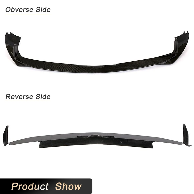 Автомобильный передний бампер сплиттер для губ спойлер из углеродного волокна