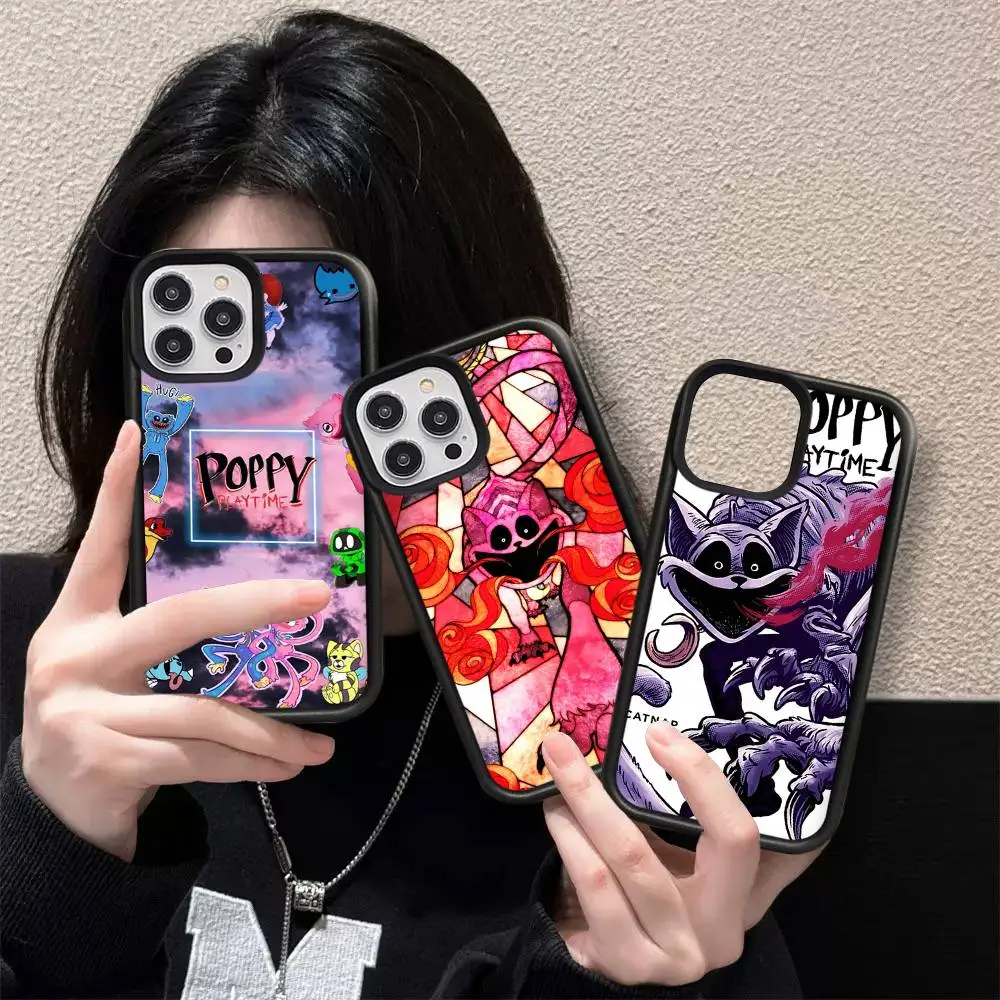 Фото Чехол для телефона Game Poppy Playtime для iPhone 17 16 Pro Max Air 13 12 Mini 14 15 Plus 11, задняя крышка из PC+TPU №3