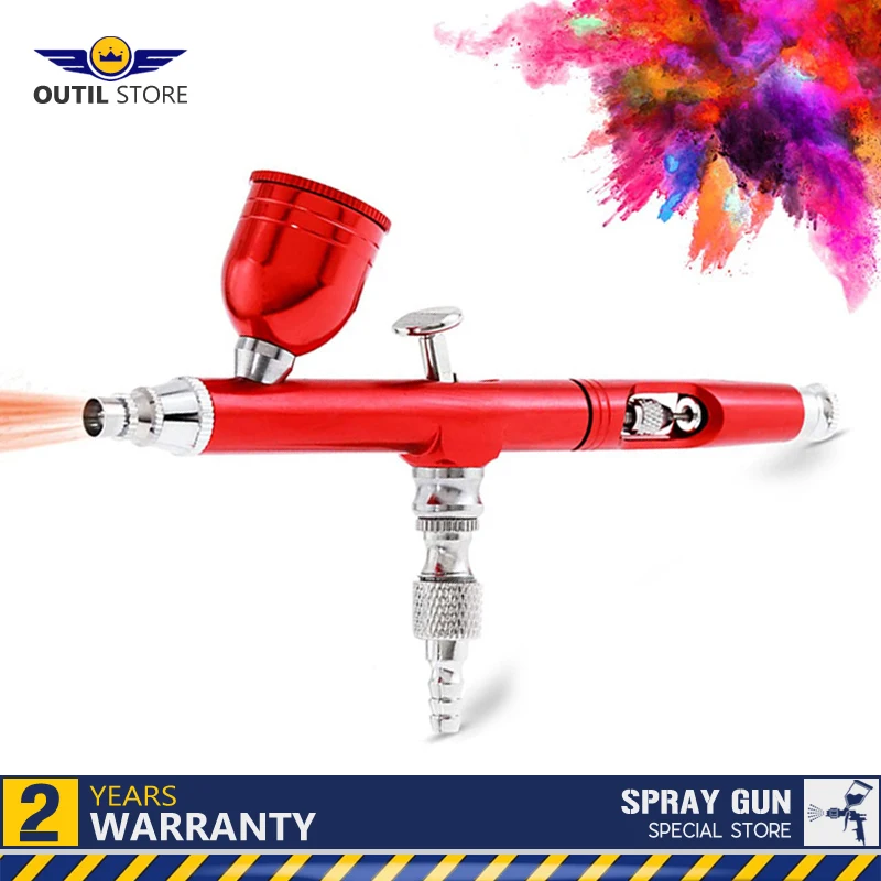 Аэрограф художественный с насадкой, 0,3 мм, 7 куб. См