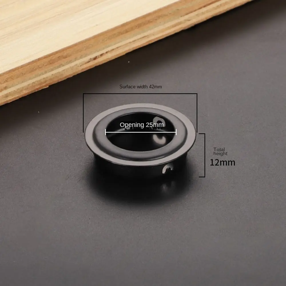 

Ручка для шкафа черная металлическая