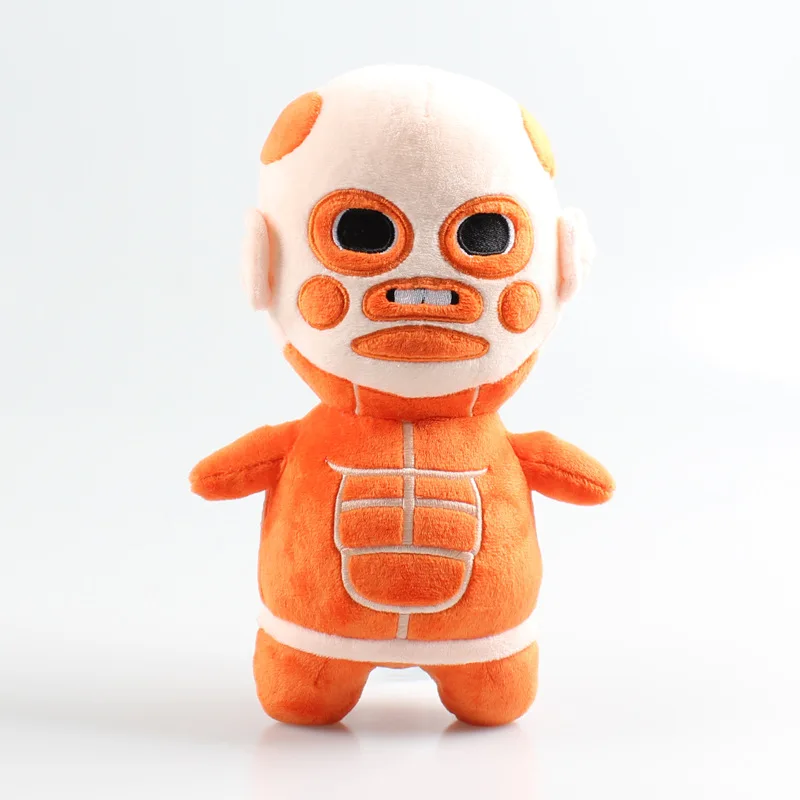 

28cm Chibi Titans 2 Plush Toy Cartoon Animation Attack On Titan Cute Stuffed Soft Toy Dolls Christmas Gift For Children Boys