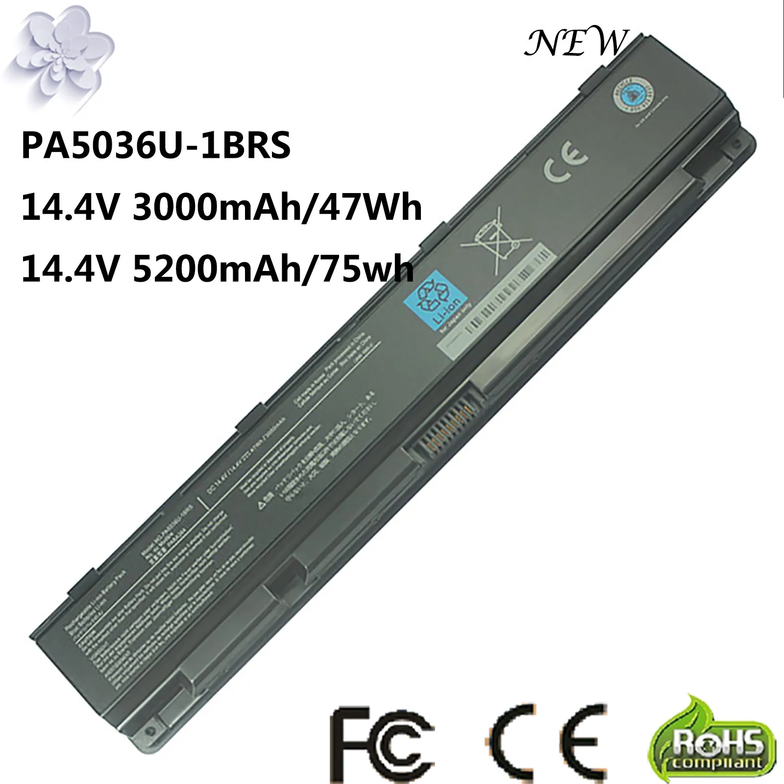 

PABAS264 PA5036U-1BRS Battery For TOSHIBA Qosmio X70-A X75-A X870 X870-11D X870/00T X875 X875-Q7280 X875-Q7290 X875-Q7291