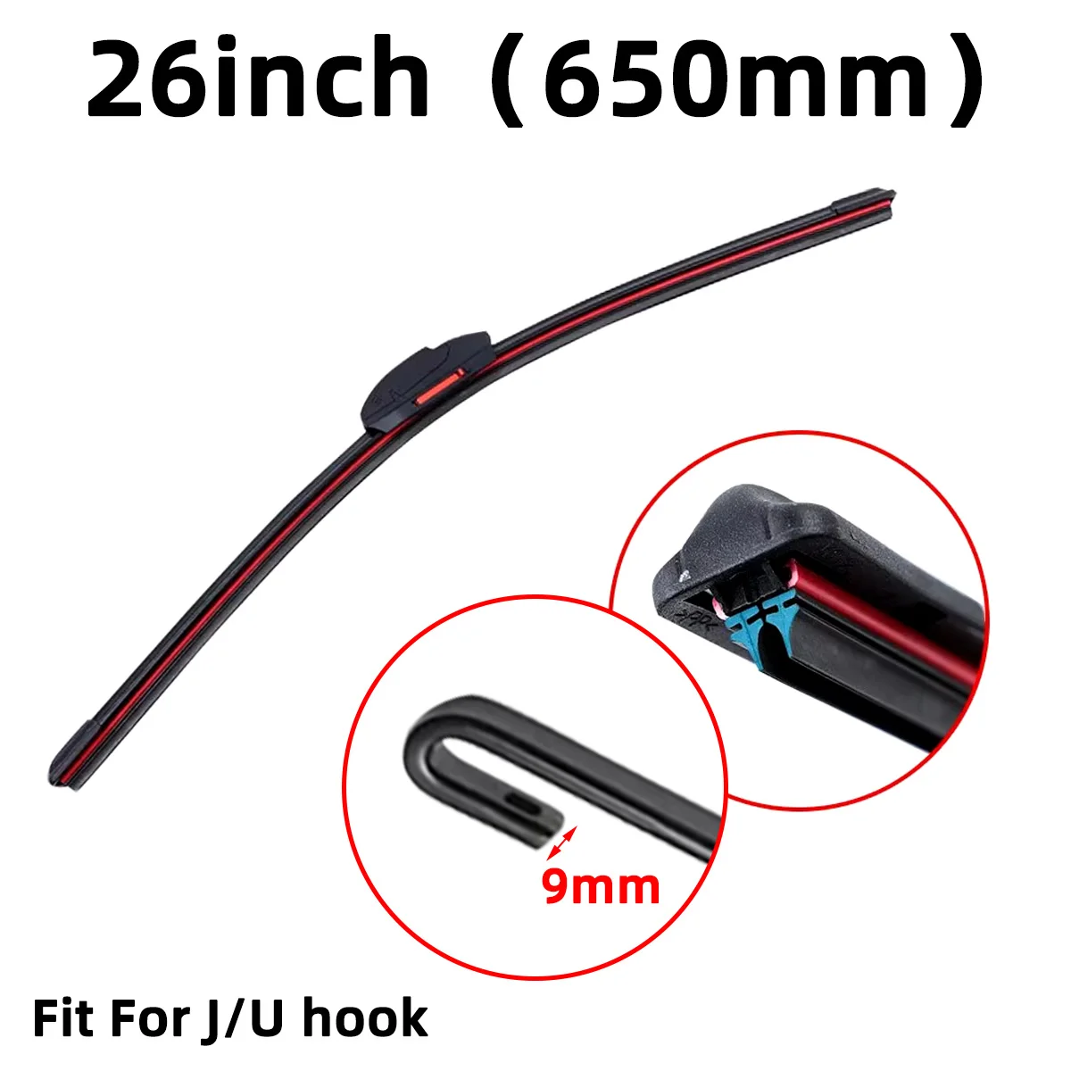 

Водонепроницаемая Двойная Резиновая Щетка Для Стеклоочистителя 13-28 Дюймов С J/U-образным Креплением