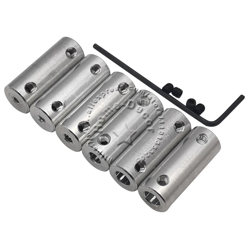 10x2 6 мм алюминиевый сплав жесткий Разъем двигателя Соединительная муфта соединительная втулка вала для модели лодки DIY