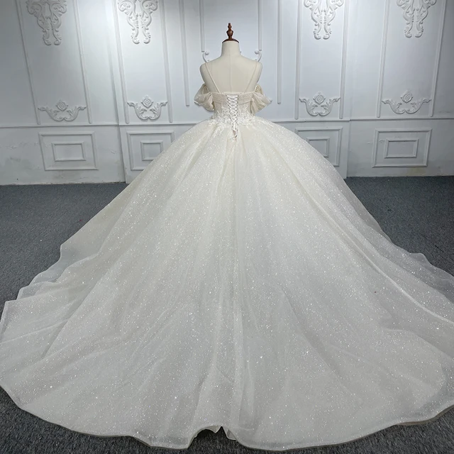 Romantic Wedding Dress 2023 Organza Ball Gown Sweetheart Bride Dresses Wedding Appliques Pleat DY9995 Robe De Mariage nouveauté 2