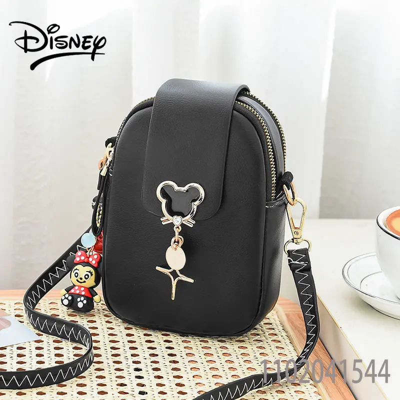 Disney Purse Women's Shoulder Bag for Girl Cute Mickey Mouse Cross Body Bag PU for Shopping Travel Birthday Gift Free Shipping
