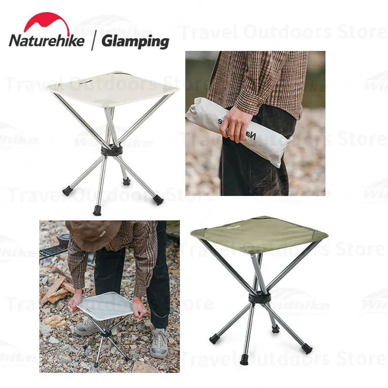 

Naturehike 30X25X36CM складной телескопический табурет для кемпинга, Сверхлегкий портативный табурет для рыбалки, 200 кг, Подшипник нагрузки