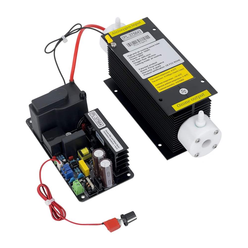 

Высококачественный 10 г/ч 80 Вт 14 кГц регулируемая кварцевая трубка с воздушным охлаждением, комплект генератора озоновой воды, высокое качество, производитель генератора озона