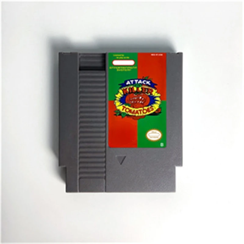 

Attack of the Killer Tomatoes Game Cart for 72 Pins Console NES