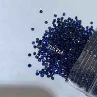 yulem 5pcs natural sapphire loose stones round gem shape gem size 2mm2mm for jewelry diy