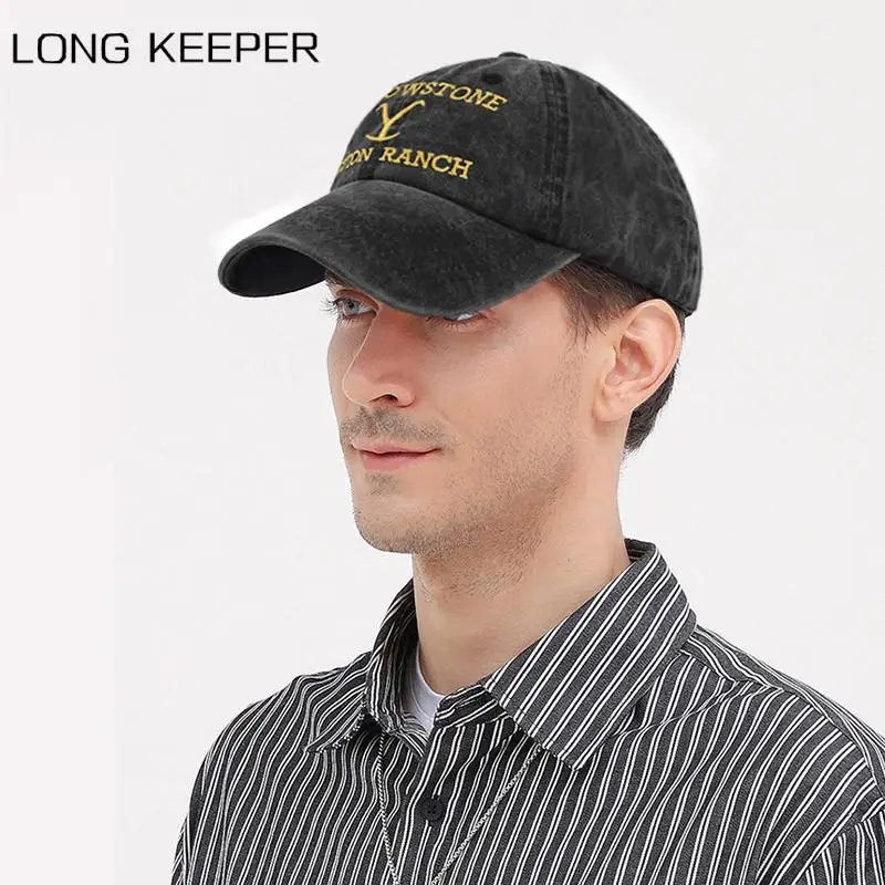 

Yellowstone Fashion Brand Embroidery Baseball Cap Women Cap Street snapback Hats for Ladies Black Yellow Baseball Adjustable Cap