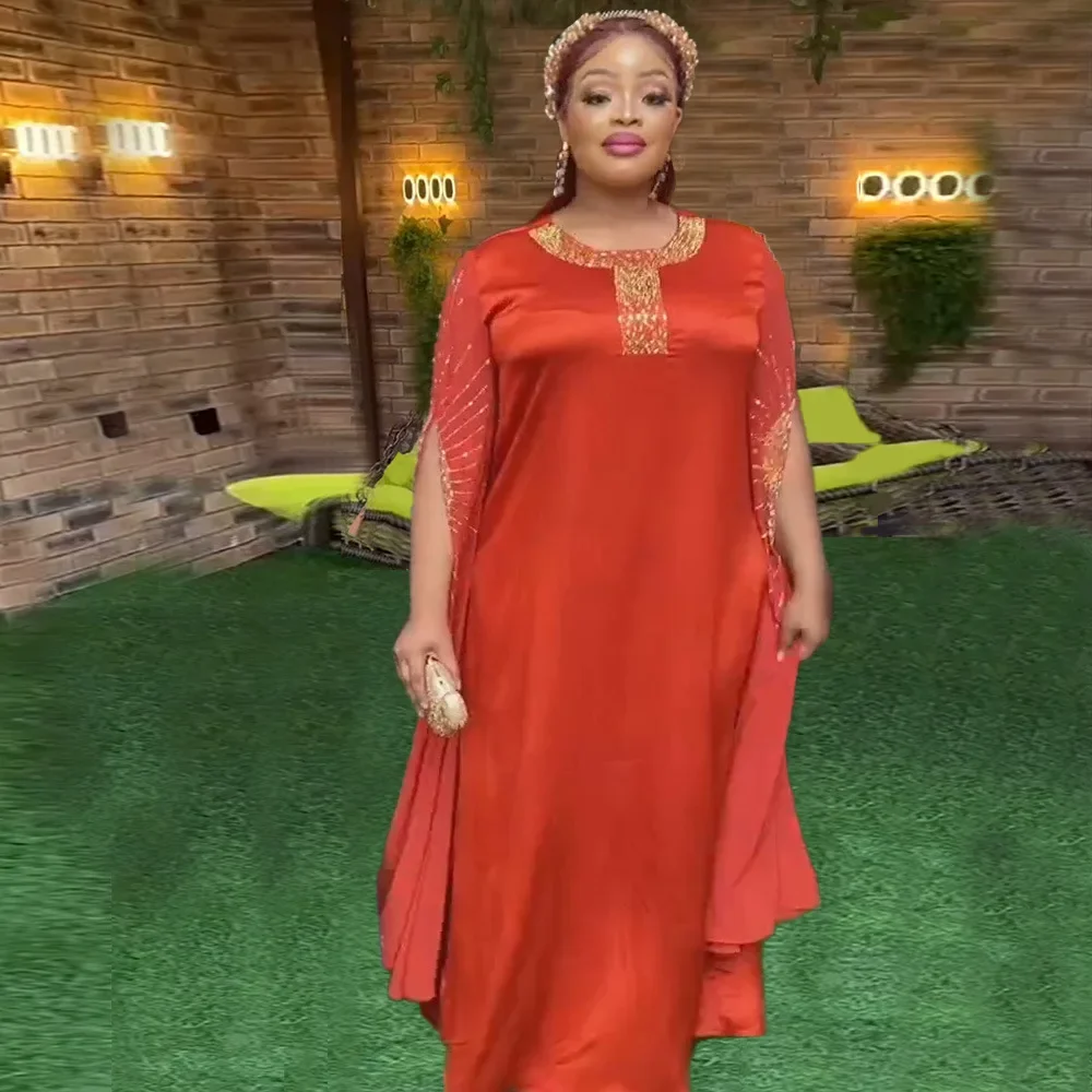 

Африканские платья для женщин 2024, традиционная африканская одежда, Дашики, Анкара, наряды, платье, абайя, халат, мусульманский кафтан, Длинное Платье Макси