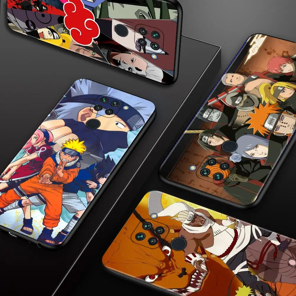 Чехол для телефона Xiaomi Redmi Note 11 10 8 Pro 9s 11T 9t 8t 7 k40 9 9a 9c чехол Наруто Акацуки Какаси