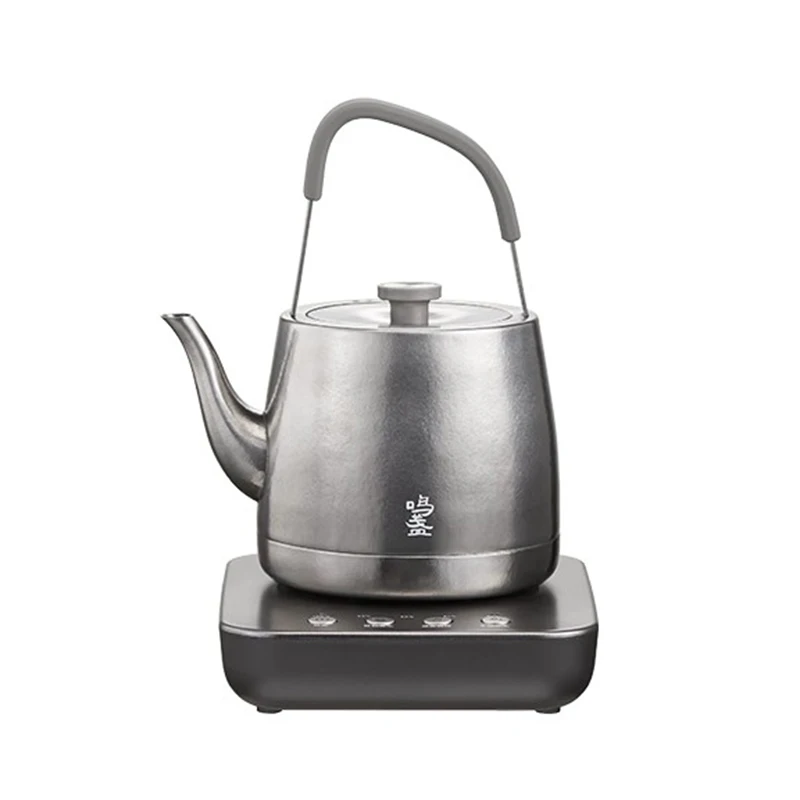 

Титановый электрический чайник MingZhan 800 мл 1400 Вт электрический чайник с регулируемой температурой для кофе, чая MZ172