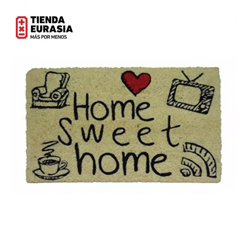 

Doormat with Message Home Sweet Home High Quality Base Non-Slip Doormat Doorway Home Decoration New Arrival