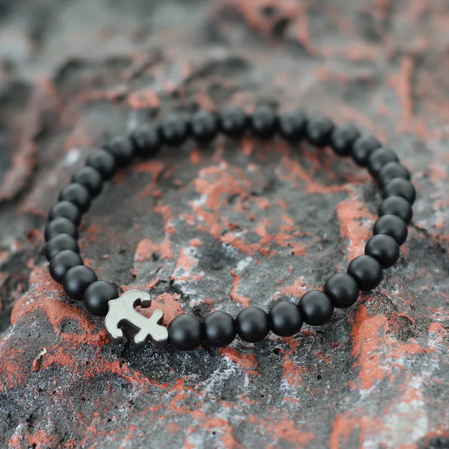 Браслет-цепочка из гематита