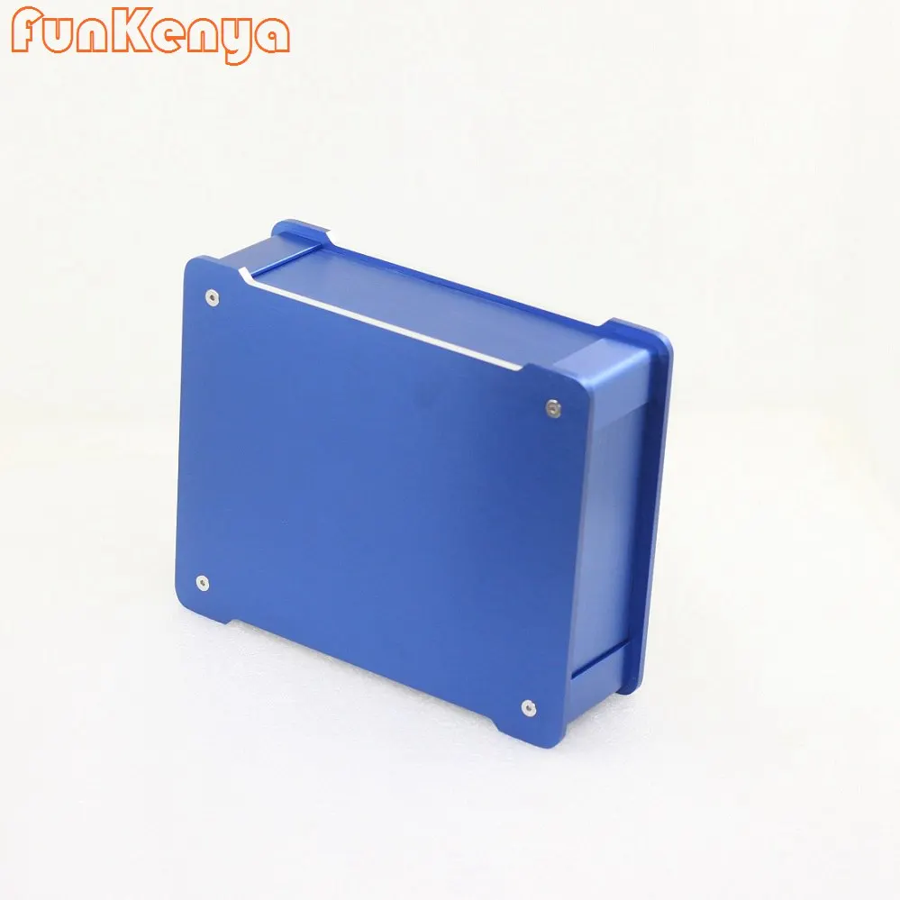 W220 H70 D180 Anodized Blue Case DIY Aluminum Amplifier Supply Enclosure Preamp PSU Tube Amp Housing DAC Decoder Headphone Box images - 6