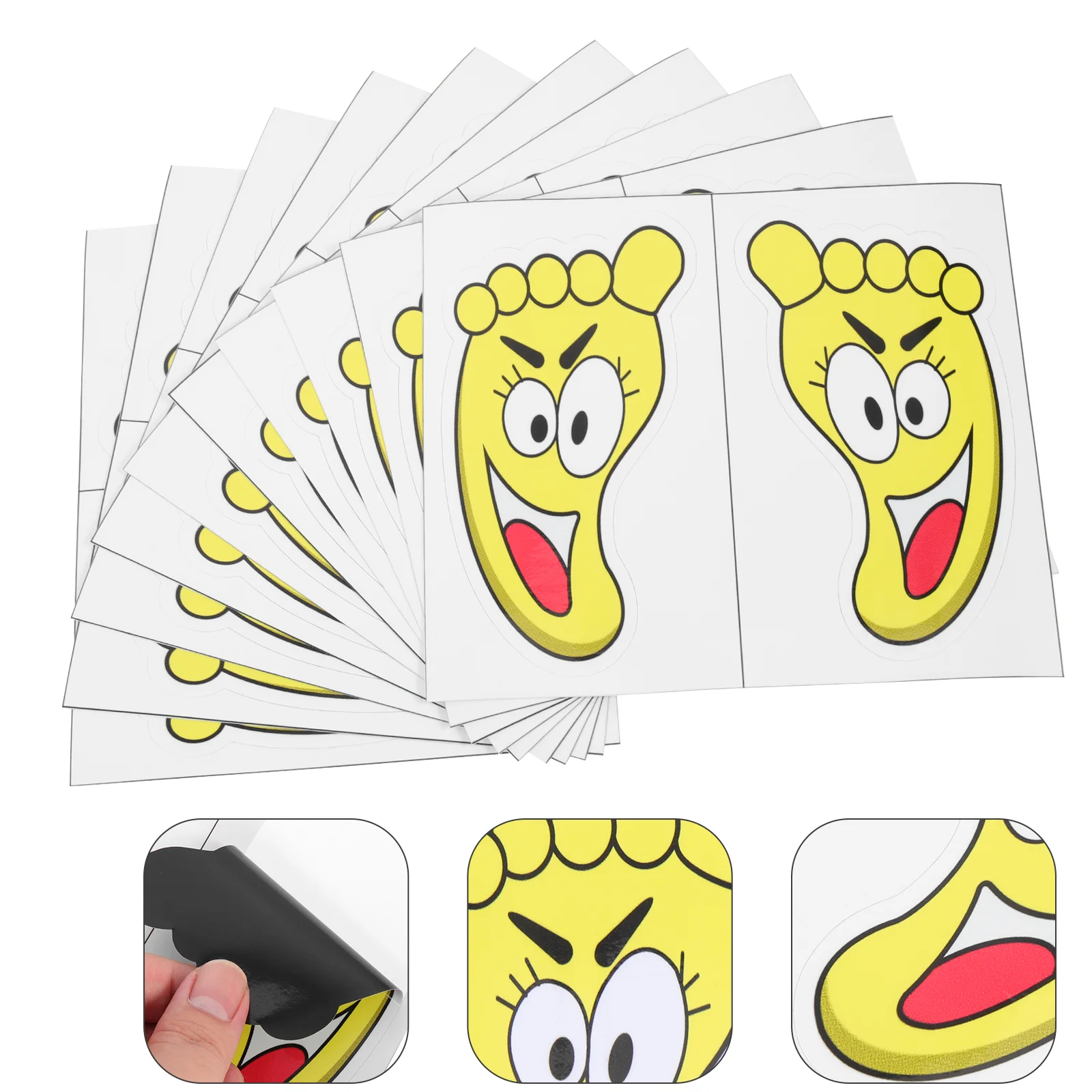 

Floor Footprint Decals Stickers Sticker Kindergarten Pvc Cut Board Bulletin Wall Kids Cartoon Lovely Outs， Supplies Staircase