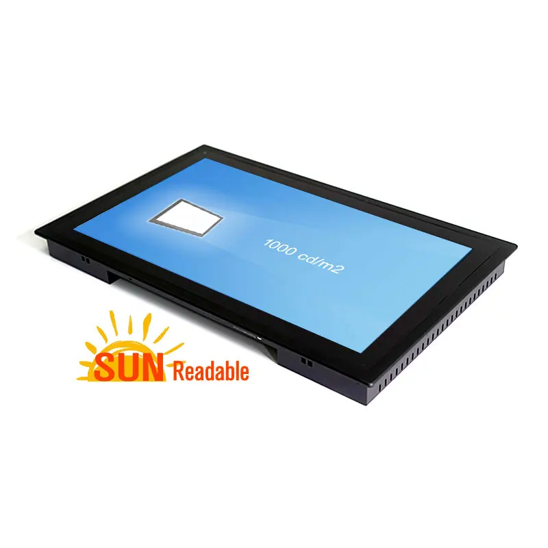 Полностью металлический корпус 18 5 дюйма отображает прочный сенсорный экран для