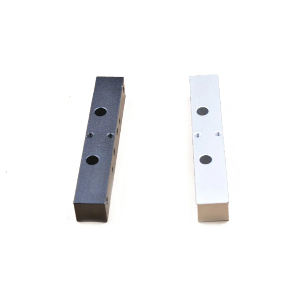 

Makerbot двойная сопла, двойная фотоэлектрическая фиксирующая блока, алюминиевый блок MK8 I3 87x16x1 3 мм, детали для 3D-принтера