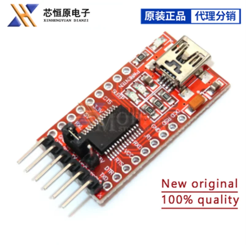 1 шт. FT232RL FT232 FTDI USB к TTL 3 В 5 модуль последовательного адаптера кабель для загрузки