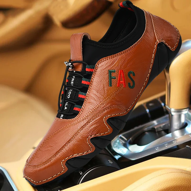 

Casual Business Shoe for Menround Toe Outdoor Lightweight Comfortable Wear-Resistant Fashion Breathable Shoe Spring Autumn Main